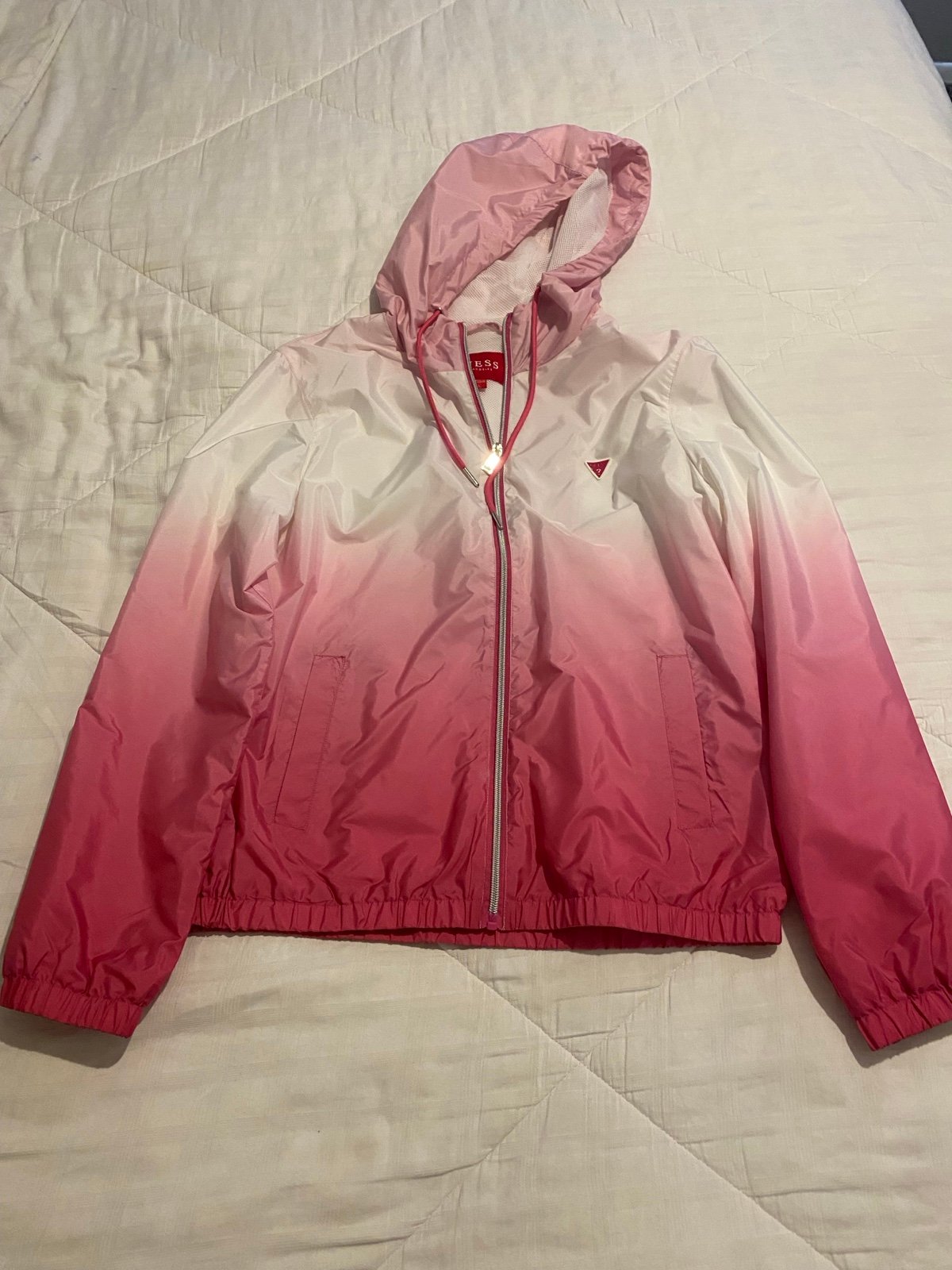 vintage guess jeans windbreaker jacket womens size small 90s