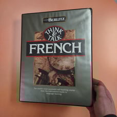 Berlitz Think & Talk FRENCH program self study audio cassette