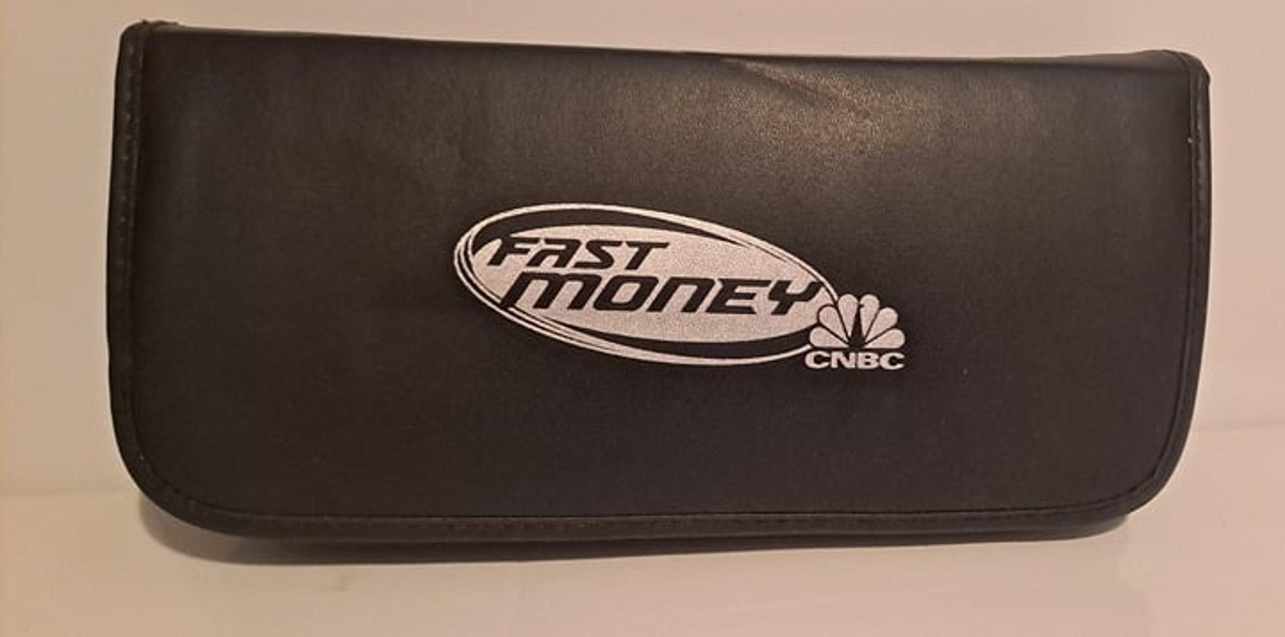 Cnbc fast money wall street office putter practice gift set leather case