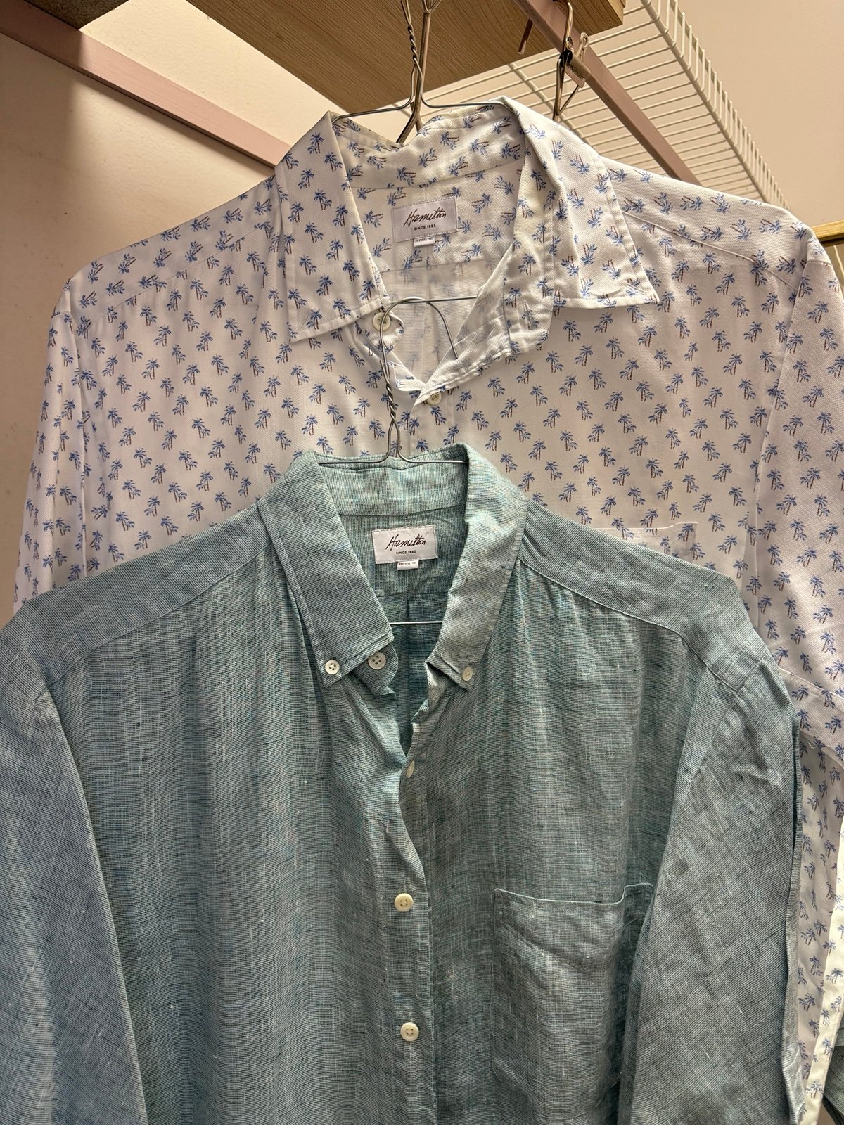 Set of 2 Hamilton Linen Short- sleeve Shirts