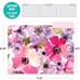 4-pack Deluxe Designer Printed File Folders, 1/3 Cut Tab, Assorted Positions, Le