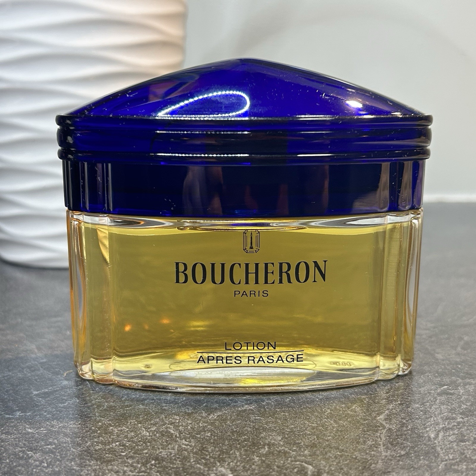 Vintage Boucheron Pour Homme After Shave Lotion Splash 4.2 oz LARGE Size HTF