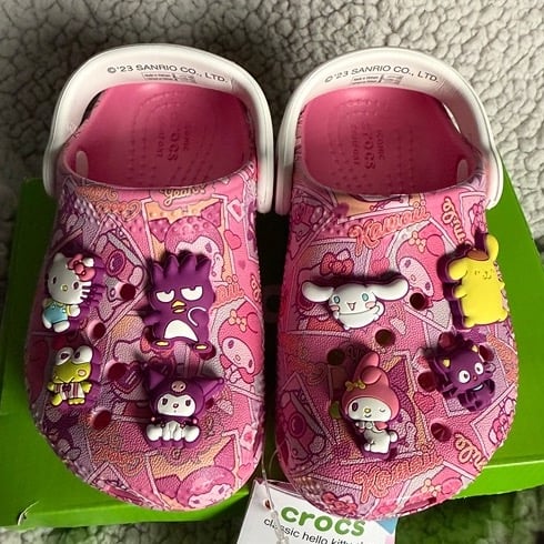 Crocs Hello Kitty & Friends Toddler Size 7C