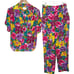 VINTAGE Christian Dior Seperates Floral Hawaiian Shirt and Pants Size 8 and 12