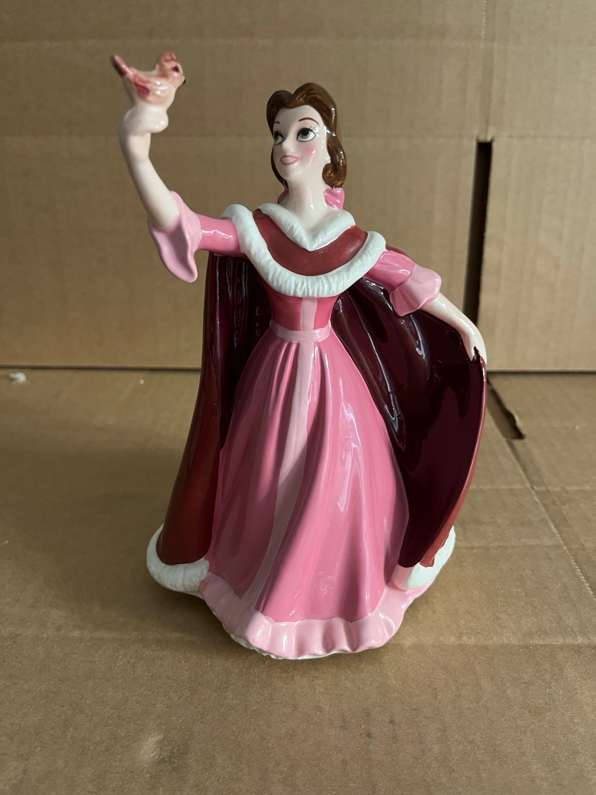 Disney Beauty and the Beast “Winter Belle” Ceramic Music Box