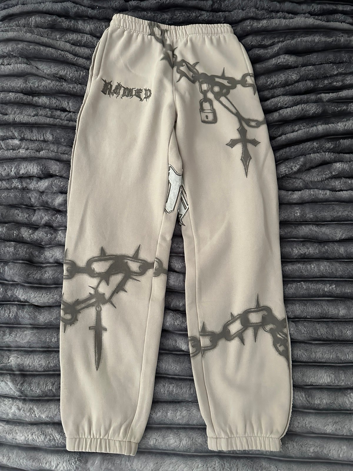 Named Collective Chains Sweatpants Bone XS