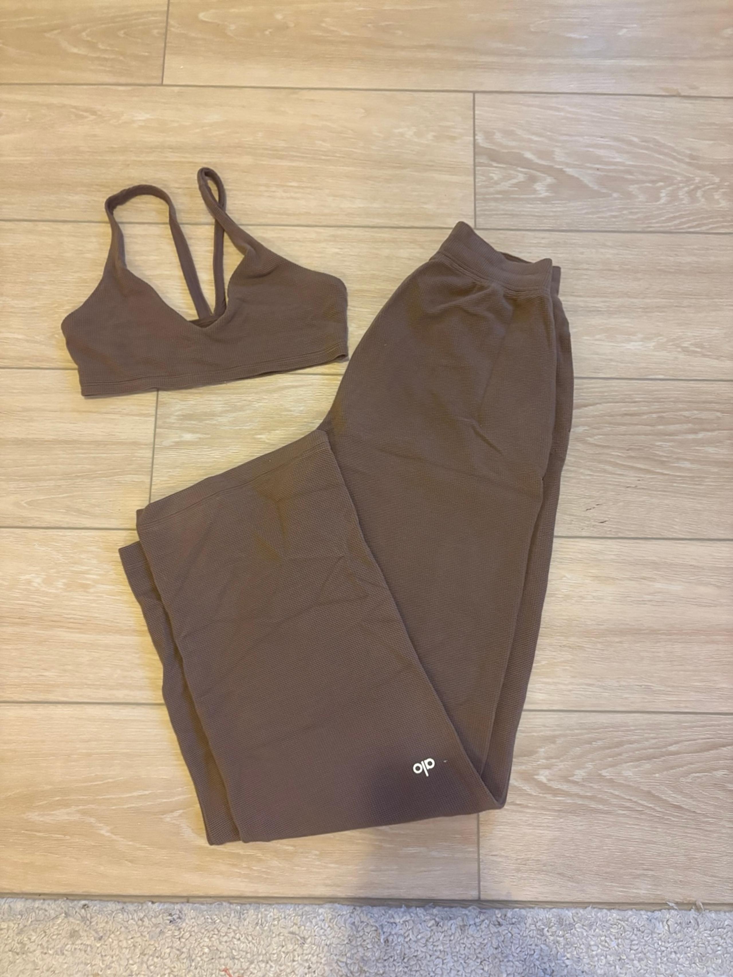 Alo set brown size XS