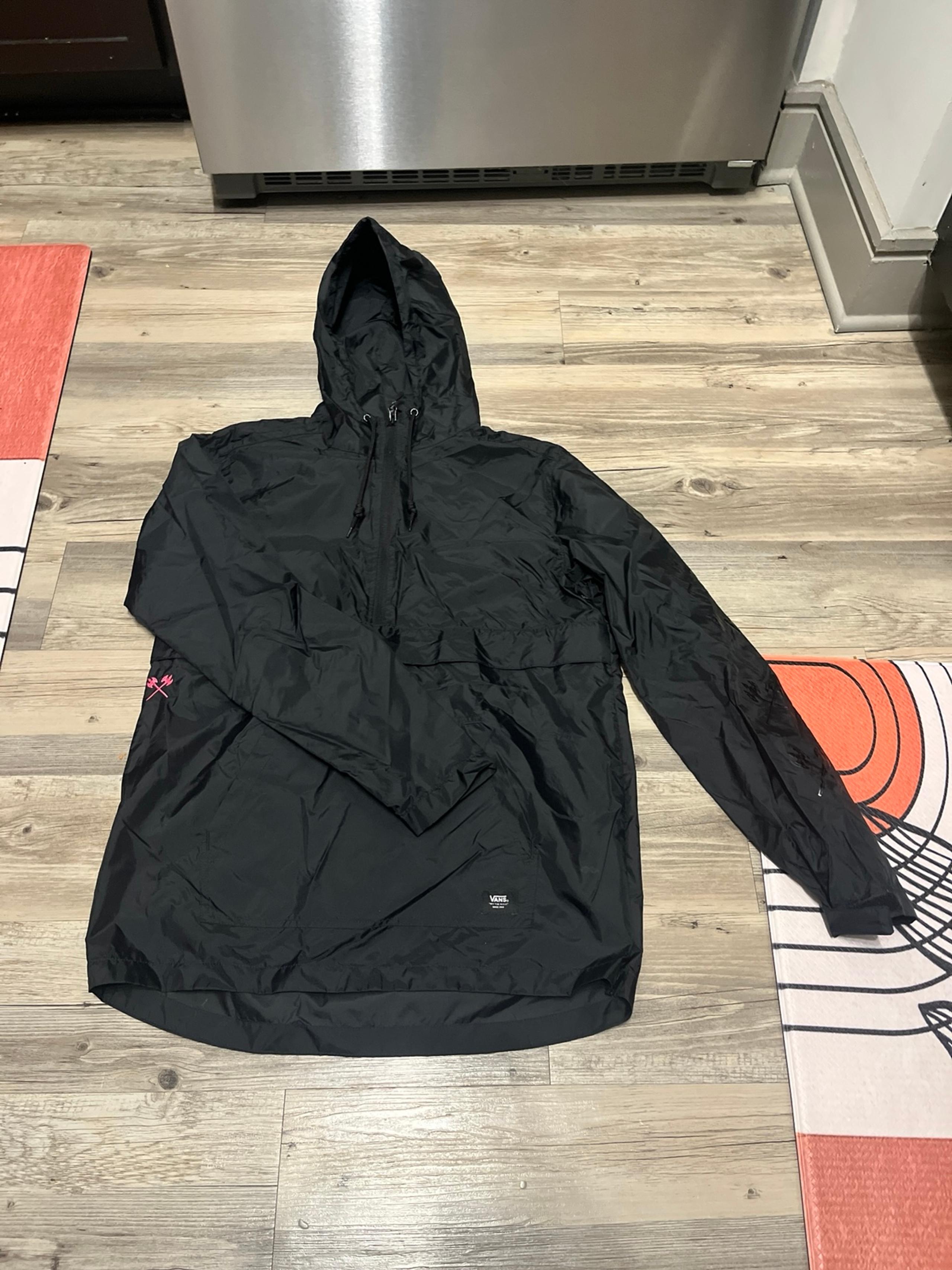 Vans 1/2 Zip Up Over Pullover Windbreaker Mens Size Medium
