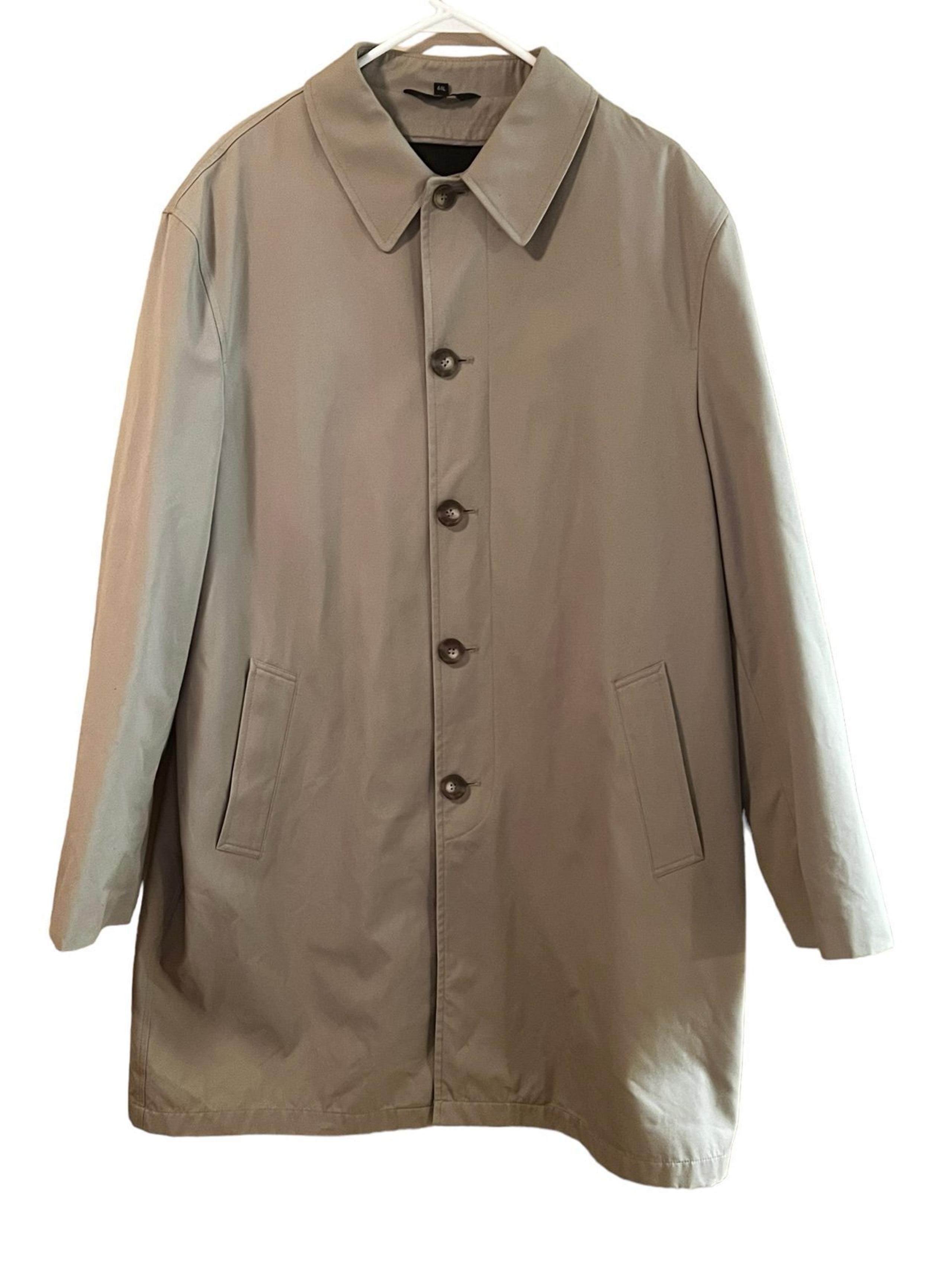 Lauren Ralph Lauren Men Tan Lined Trench Coat size 44R