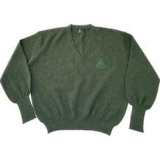 Vintage Emporio Armani V-neck Sweater Medium wool unisex