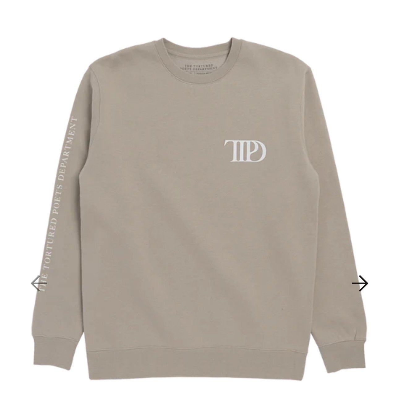 Taylor Swift TTPD Merch XXL Sweatshirt