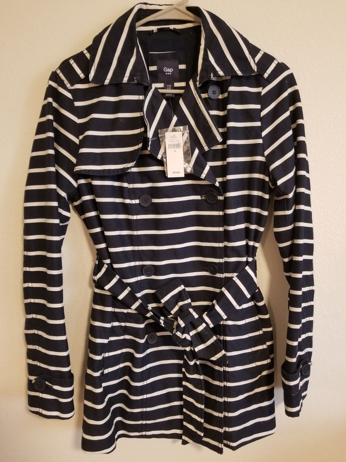 Gap striped coat