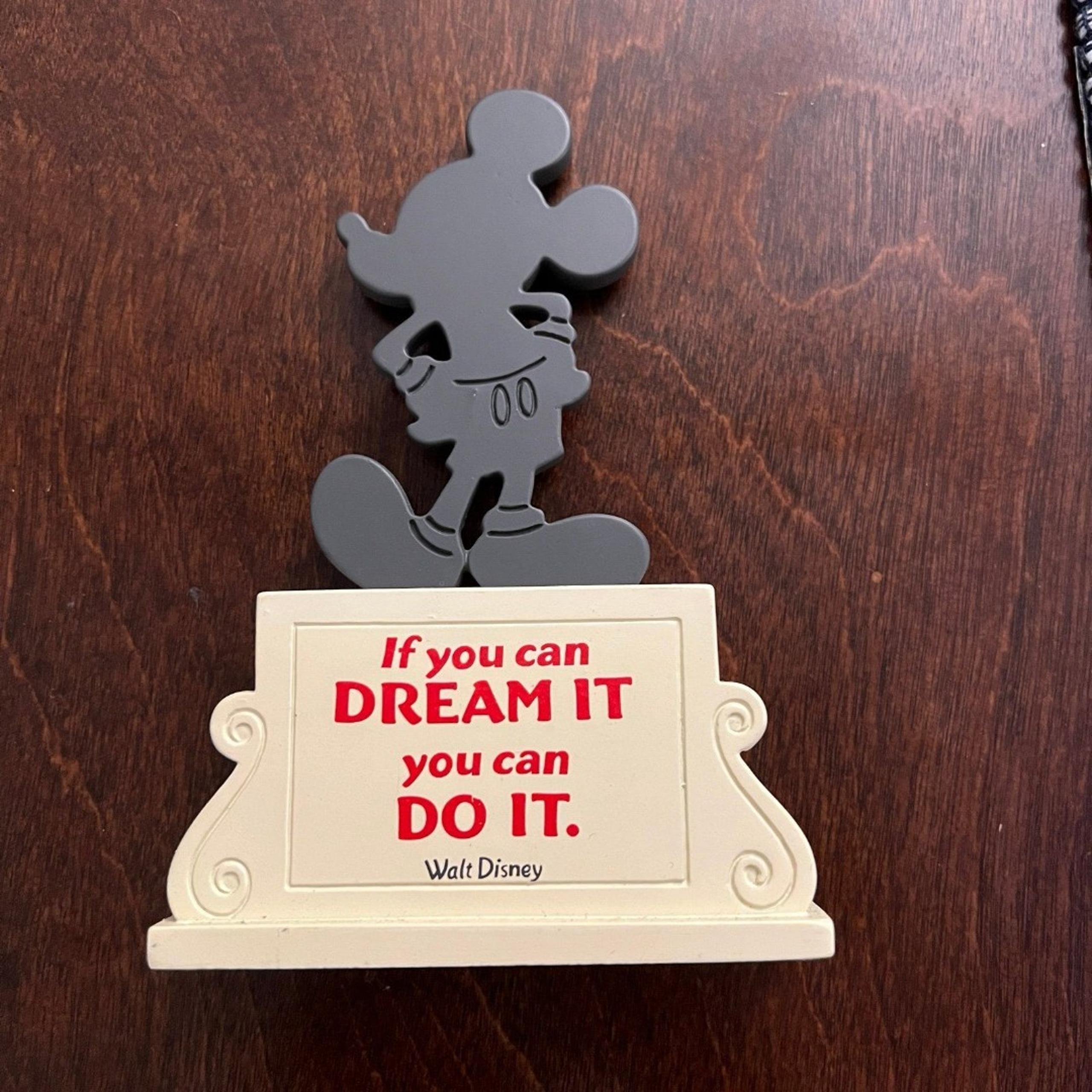 Disney Mickey Mouse Figurine If You Can Dream It You can do it