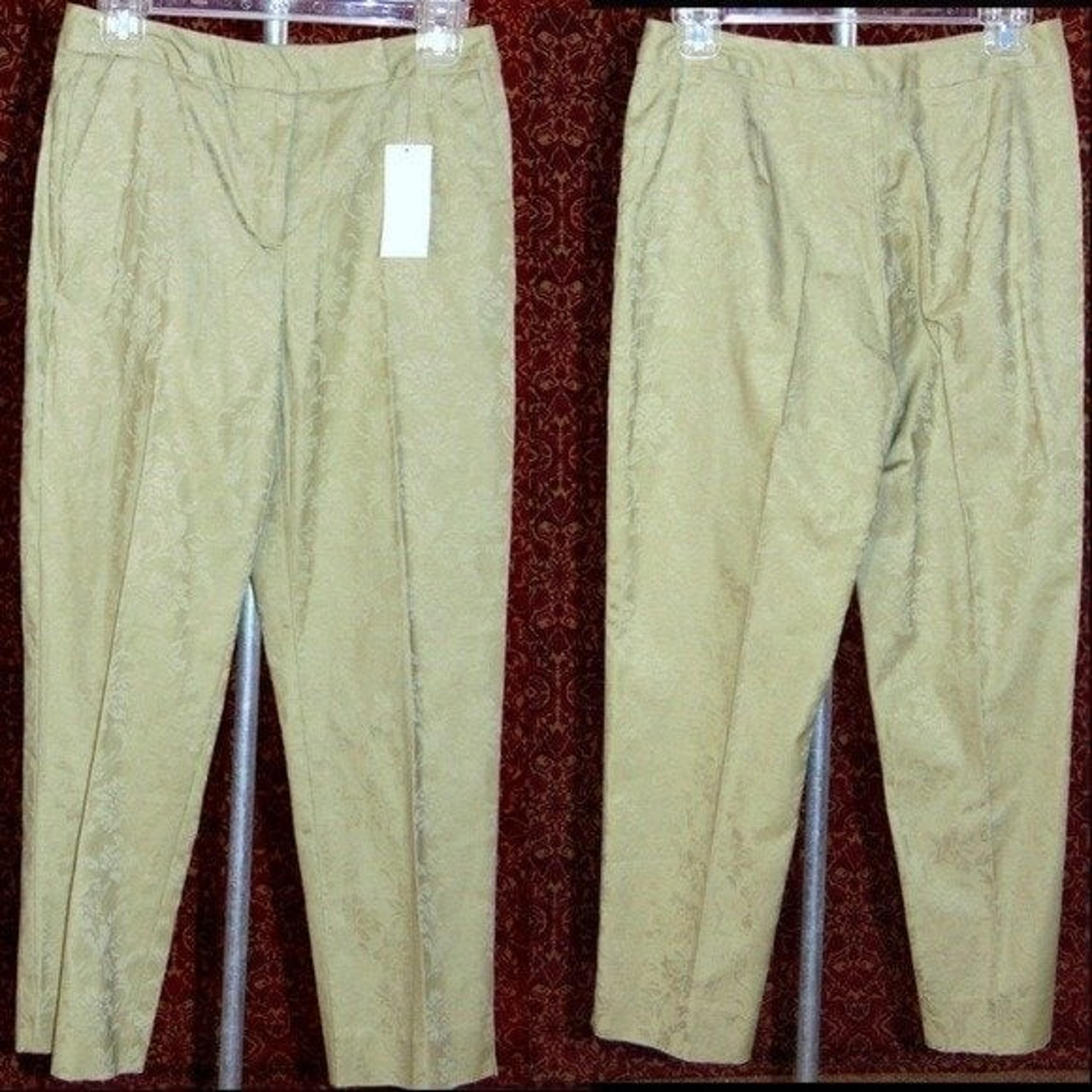 NEW LAURA SCOTT cotton ankle pants 6P