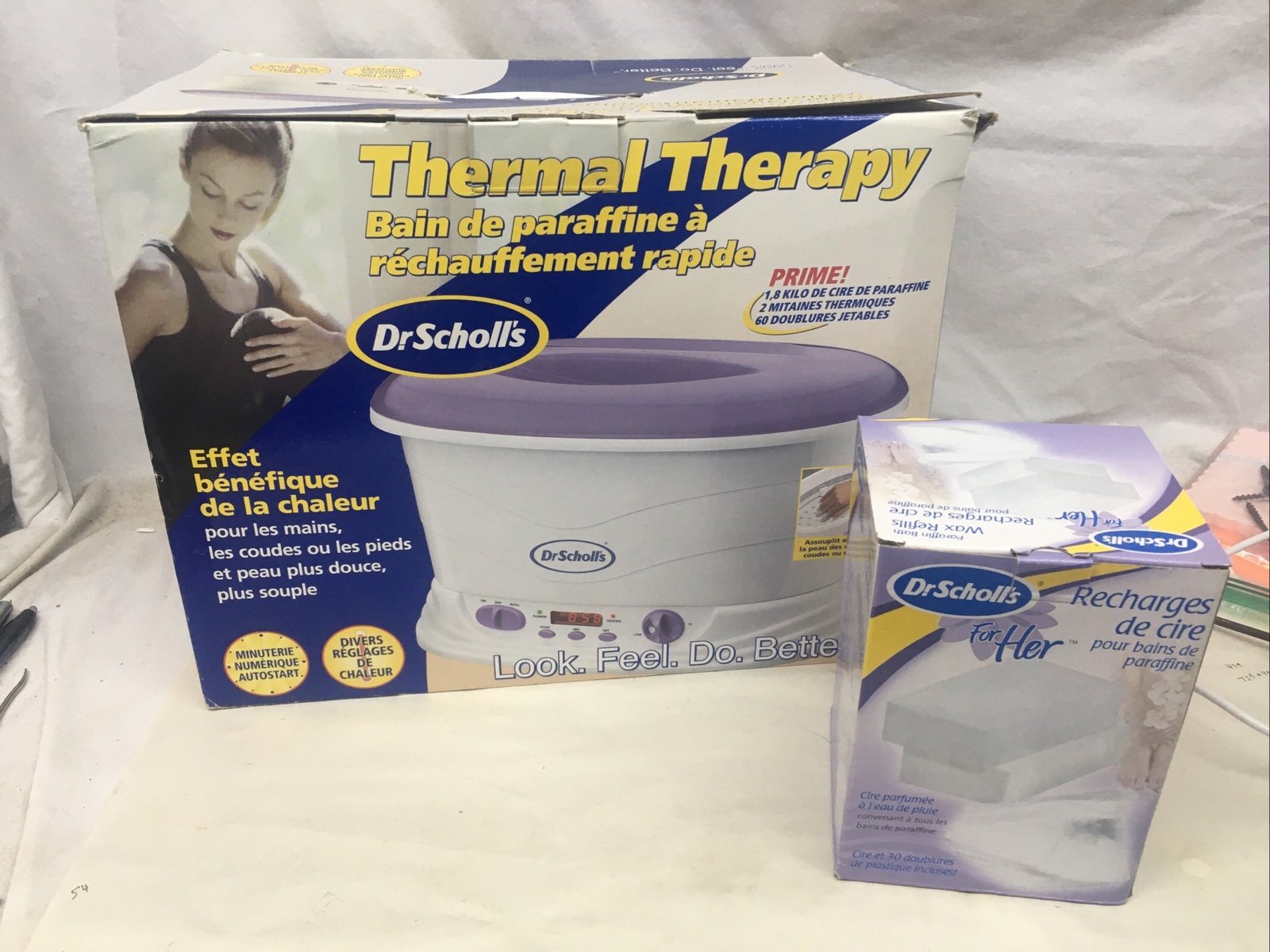 Dr Scholls Thermal Therapy Quick Heat Paraffin Spa Hand Wax Bath System