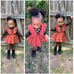 Mella Stitched Pinafore dress & shirt