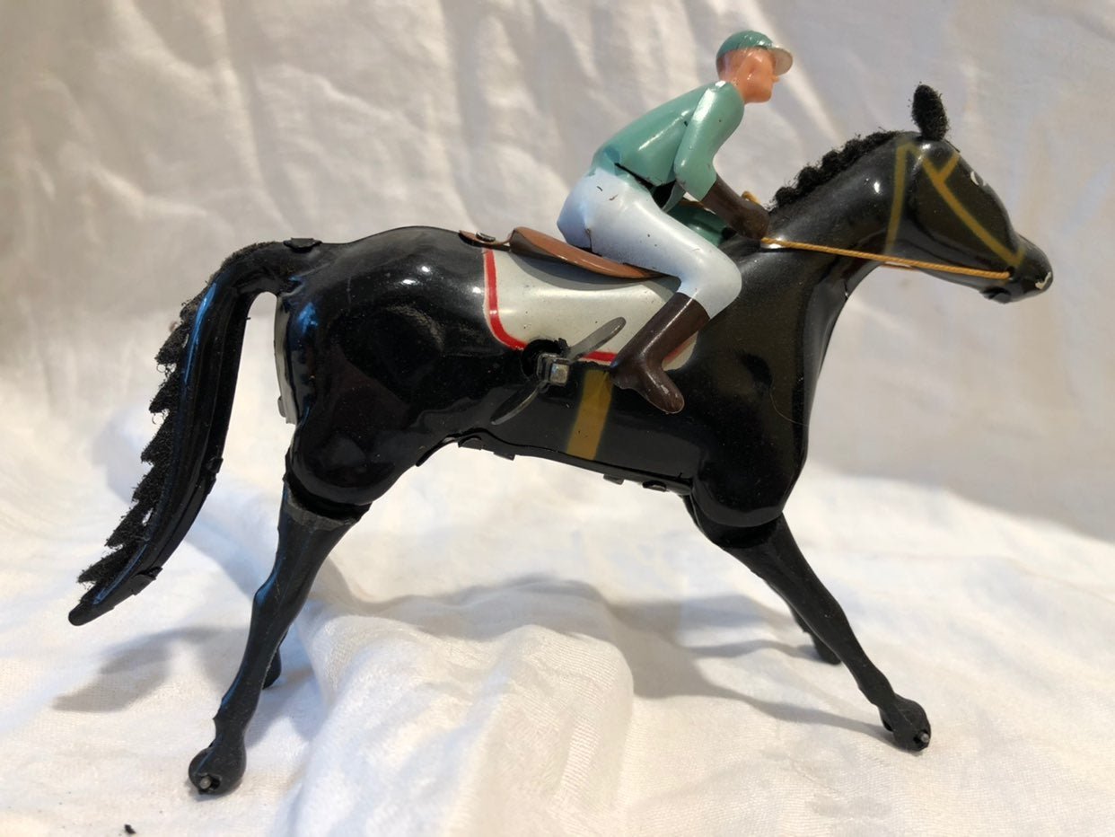 Toy racehorse