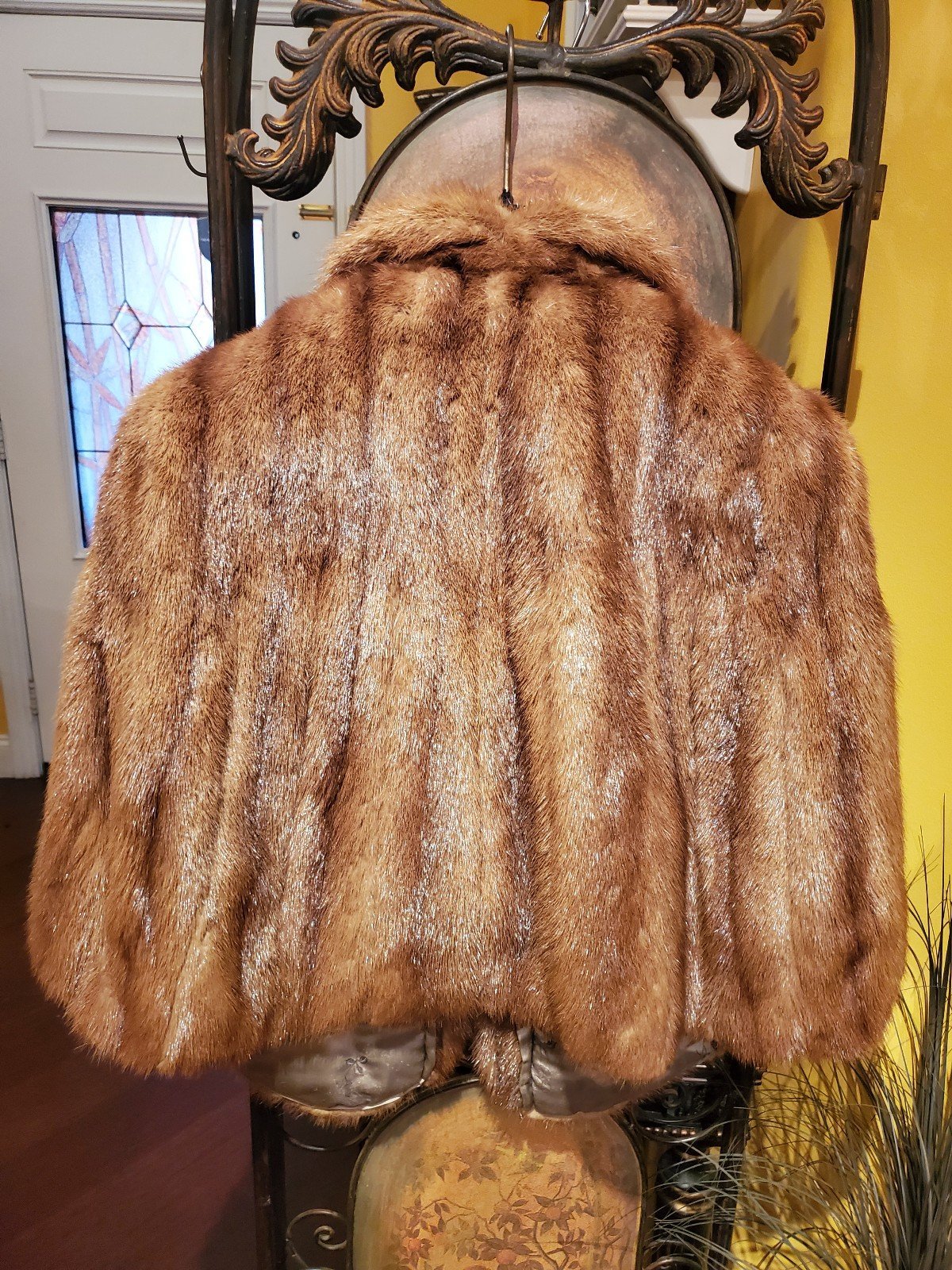 Vintage Genuine Mink Fur Shawl (Cape) d0SB78u0d