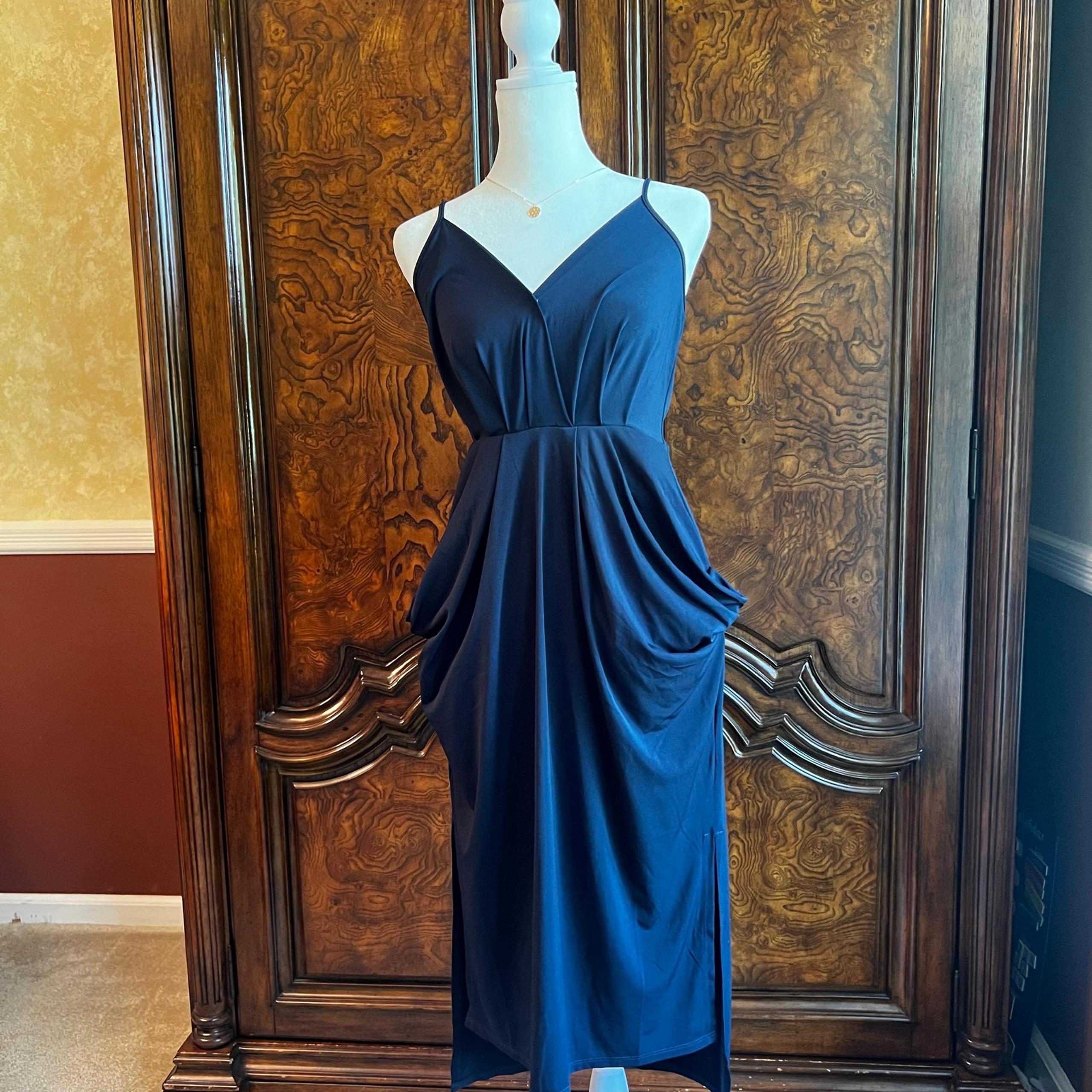 Brand New w Tags. BCBGeneration Navy Blue Dress size XS