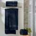 Signature Soft 6 Piece Solid Towel Set, Blue Admiral-gfd6