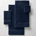 Signature Soft 6 Piece Solid Towel Set, Blue Admiral-gfd6