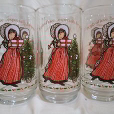 Vintage Holly Hobbie Coca Cola Glasses Set of 6