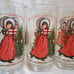 Vintage Holly Hobbie Coca Cola Glasses Set of 6