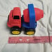 Red Green Yellow Dump Trucks Front Loader Cement Mixer Vehicle Set