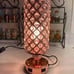 New Crystal Table Lamp, Rose Gold Lamp with USB C+A Ports, 3 Way Dimmable To