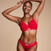 NWT Victoria’s Secret Shine Patch push up Bra and panty with rhinestone