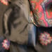 Vintage 70’s Liz Claiborne Black Bright Pavlovo Paisley Print Belted Dress SZ 10