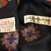 Vintage 70’s Liz Claiborne Black Bright Pavlovo Paisley Print Belted Dress SZ 10
