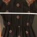 Vintage 70’s Liz Claiborne Black Bright Pavlovo Paisley Print Belted Dress SZ 10