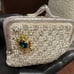 Vintage Glass Frog Coin Purse, Vintage Mini Rhinestone Kiss Lock Change Purse