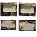 Vintage Glass Frog Coin Purse, Vintage Mini Rhinestone Kiss Lock Change Purse