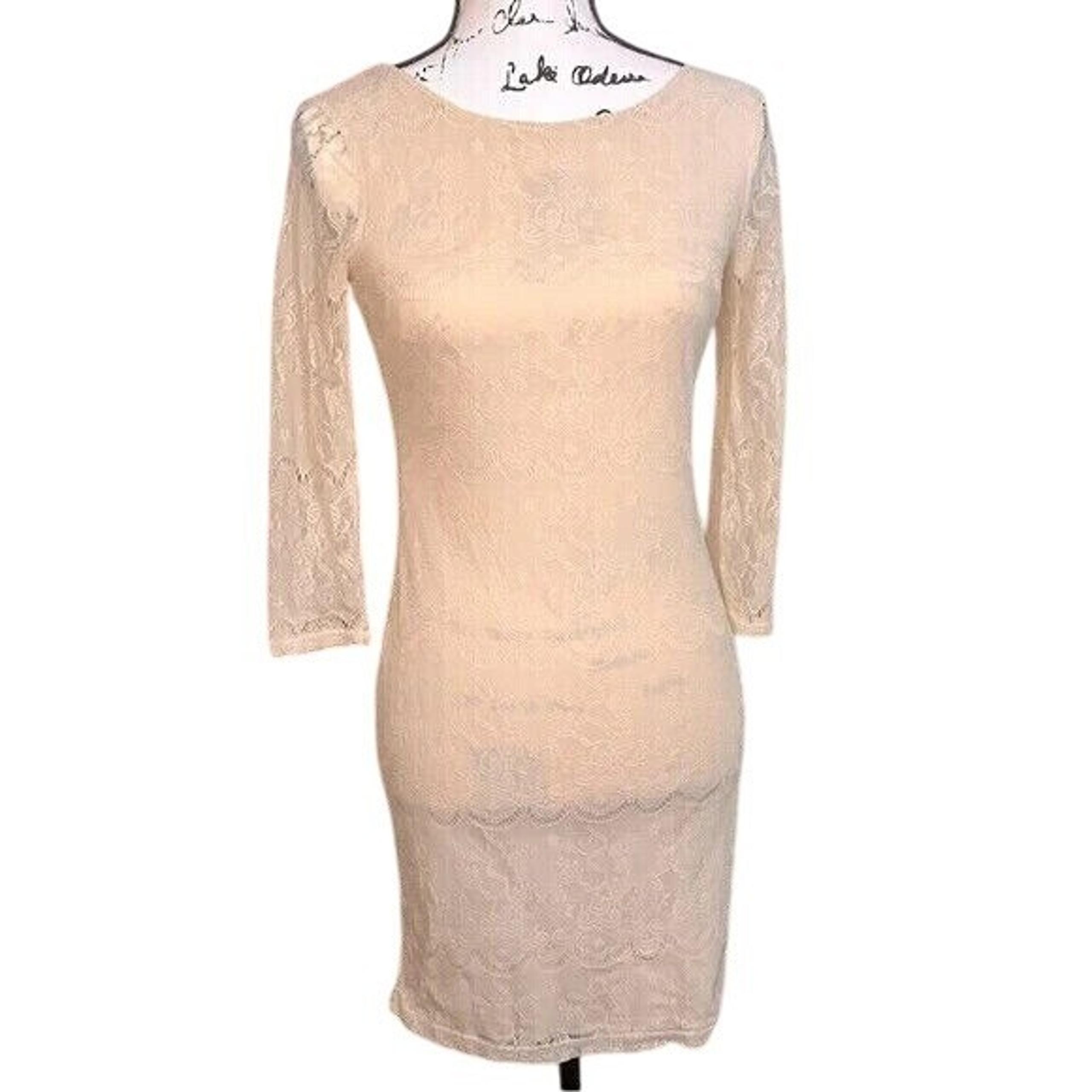 Pins And Needles Urban Outfitters Lace Mini Ivory Women's Size Small