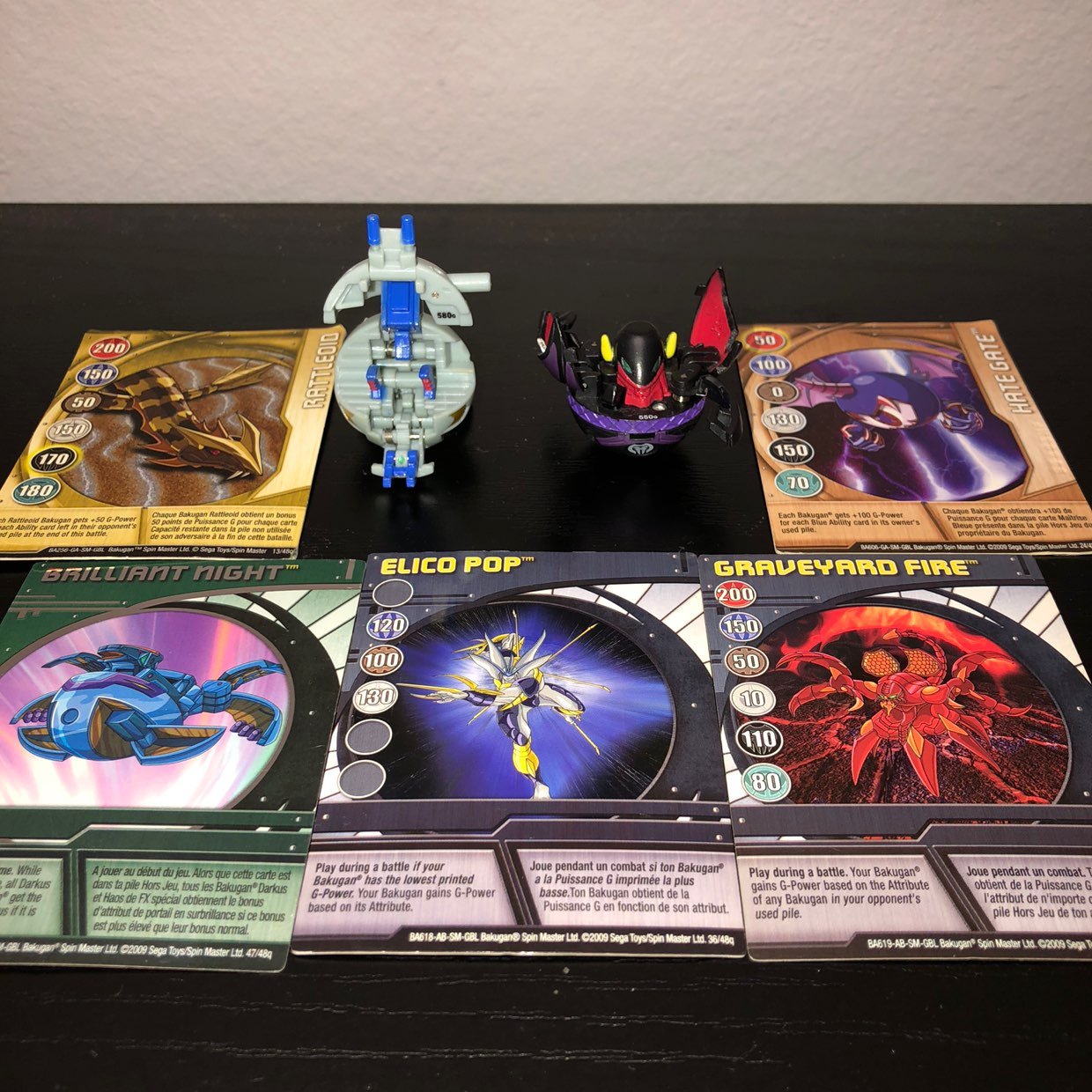 Bakugan Set of Cards and Balls