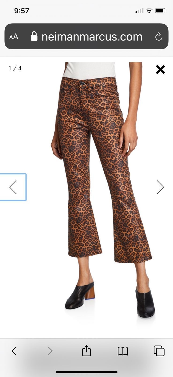 7 for all mankind Leopard NWT