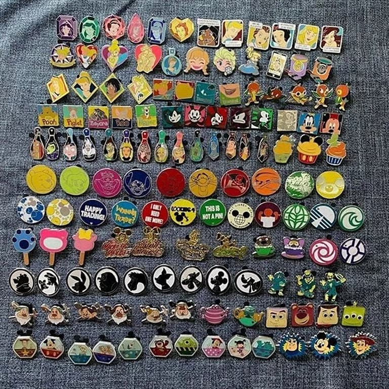 Updated 04/01/25 Disney Pin Bundle – 50 Authentic, Tradable, No Duplicate Pins