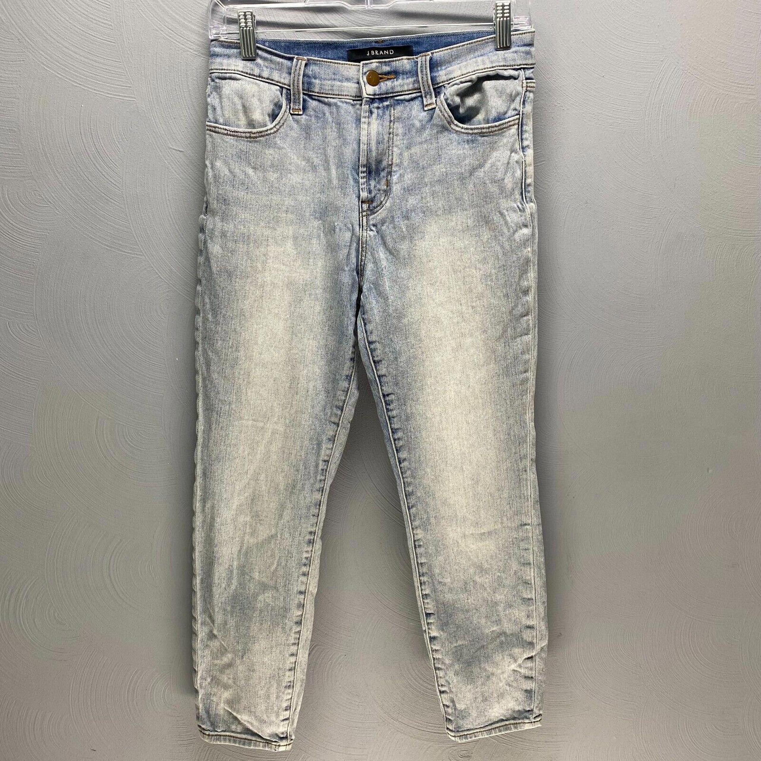 Stretch Mid Rise Skinny Leg Blue Jeans 27W 27L Size 27" Womens - J Brand