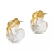 195 Alexis Bittar Liquid Vine Lucite Small Hoop Earrings