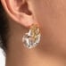 195 Alexis Bittar Liquid Vine Lucite Small Hoop Earrings