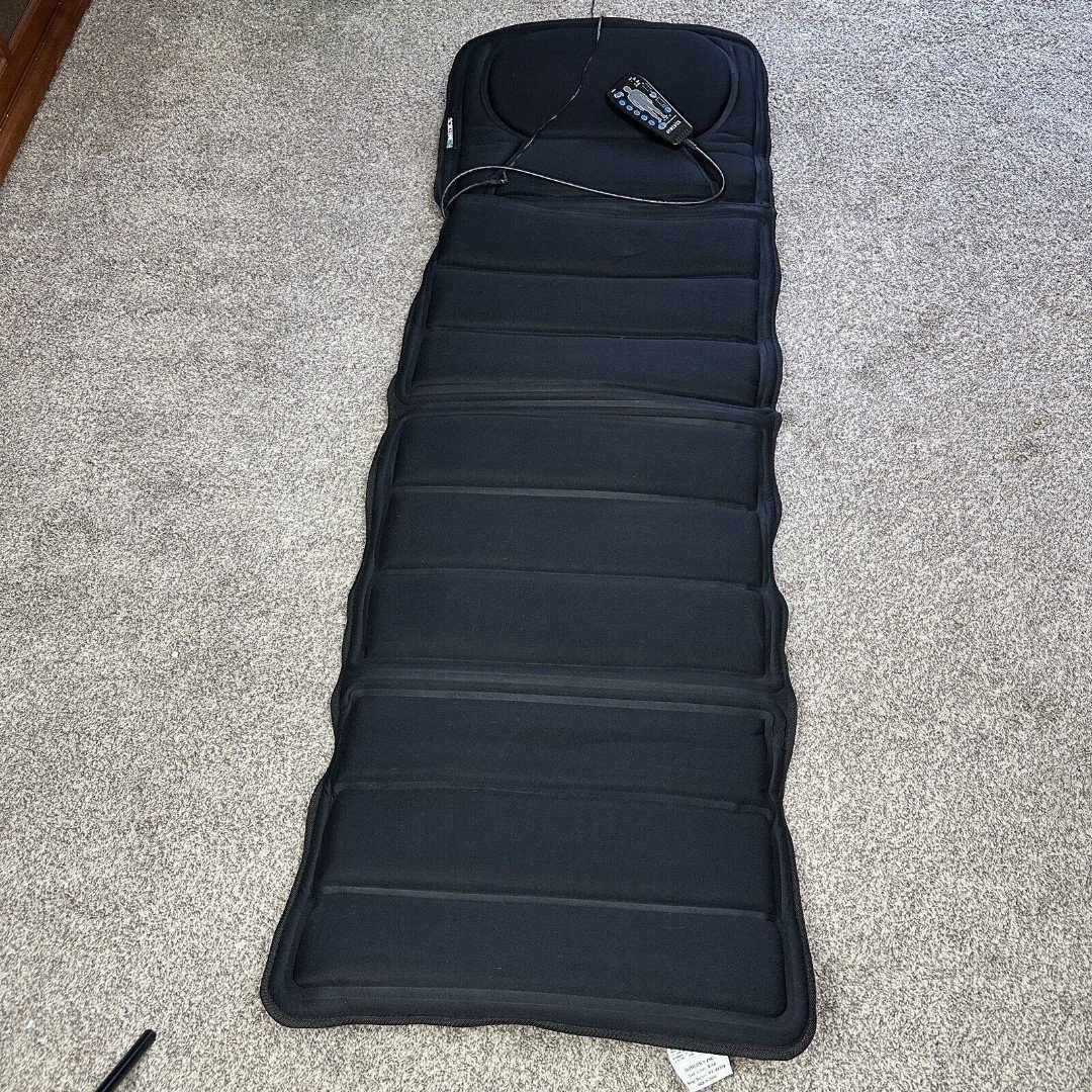 HOMEDICS BMS-10H Full Body Masseur 10-Motor Vibrating Massager Mat with Heat