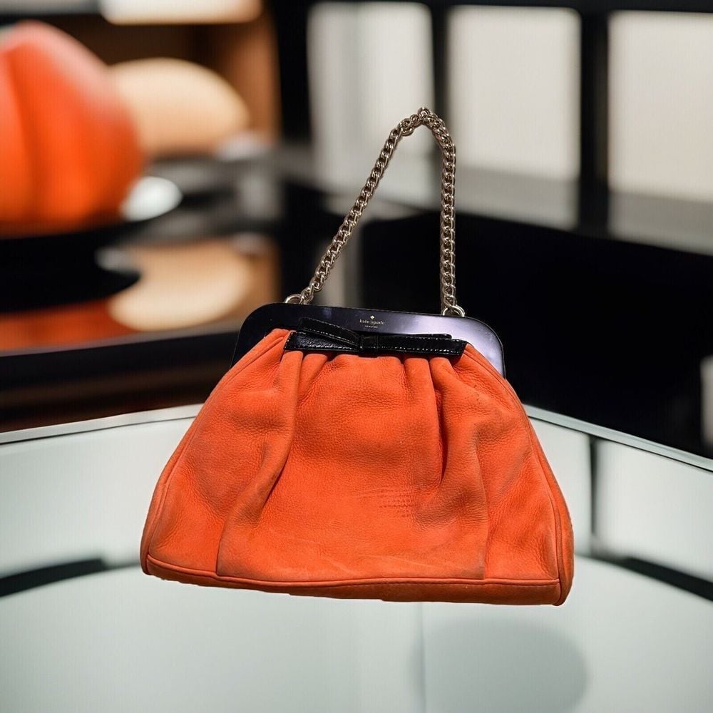 KATE SPADE Handbag Garance Doré! Rare Orange Preowned