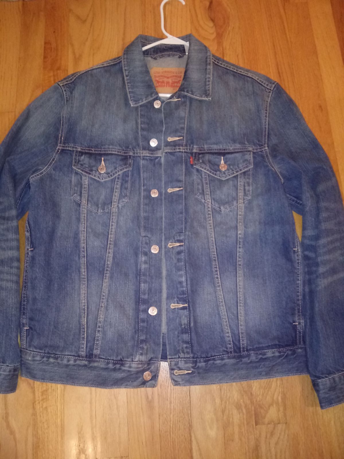 Levis Denim Jean Jacket Size Mens Large