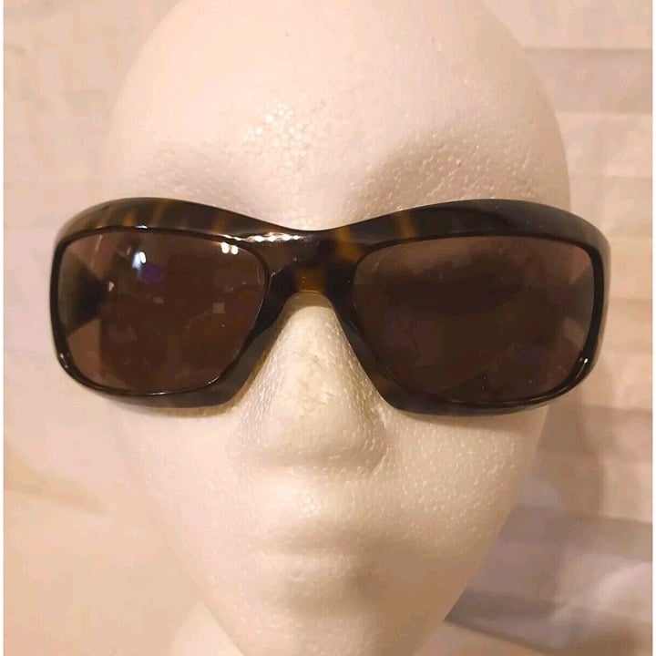 DKNY DY4045 Thick Tortoise Brown Oval UV Protection Sunglasses 62-17-120 W/ Case