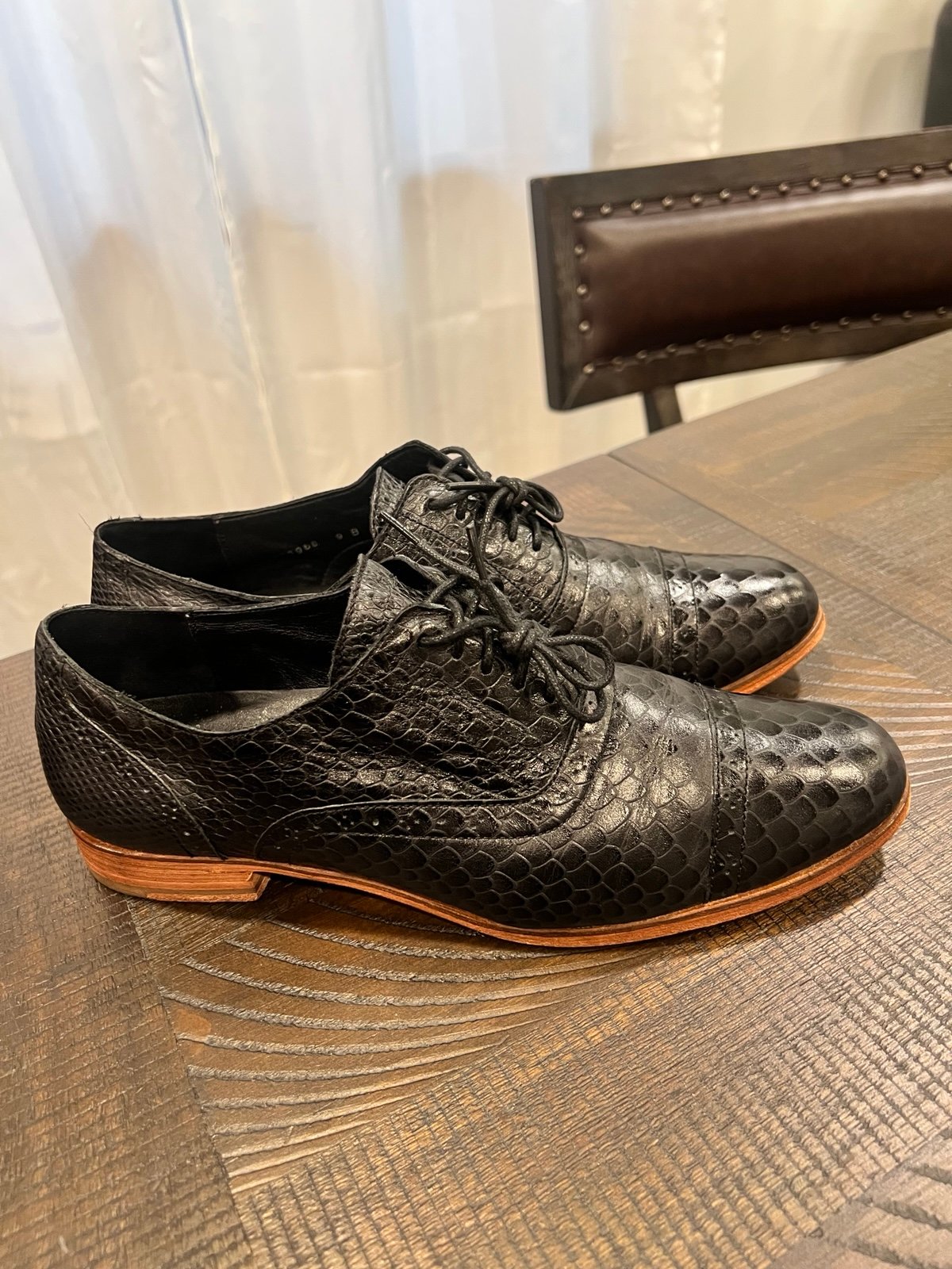 Cole Haan snake shoes