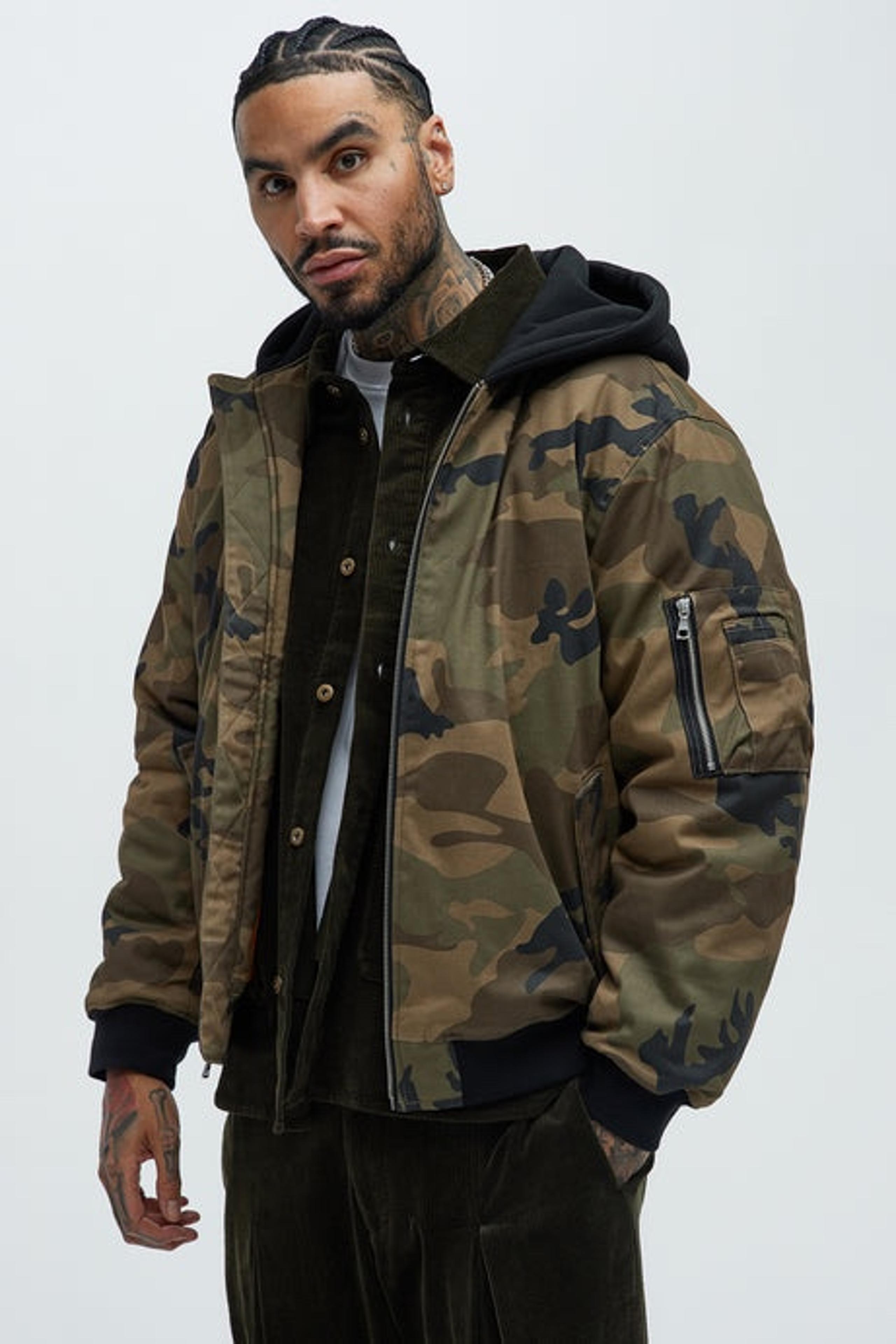 FASHION NOVA - Men’s Mikael Hooded Bomber