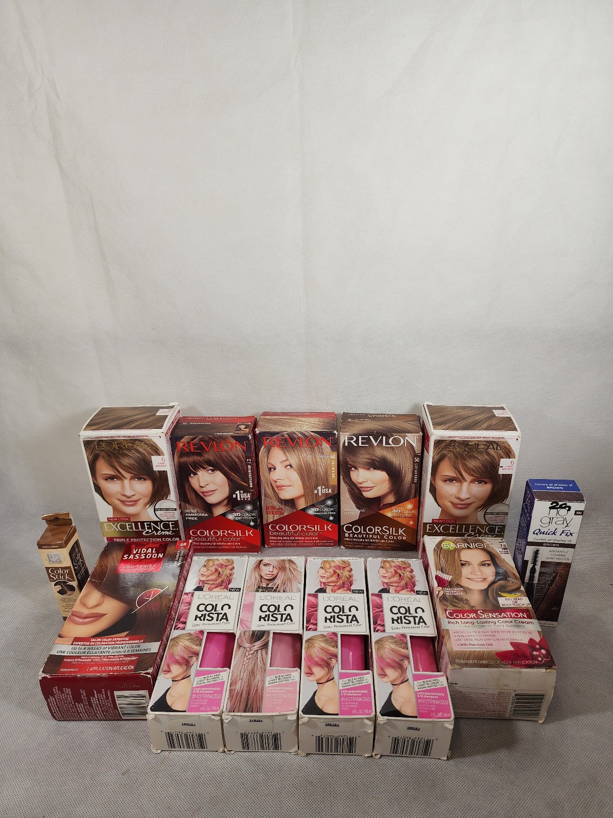 Huge lot of 13 hair dye permanent and seme permanant
