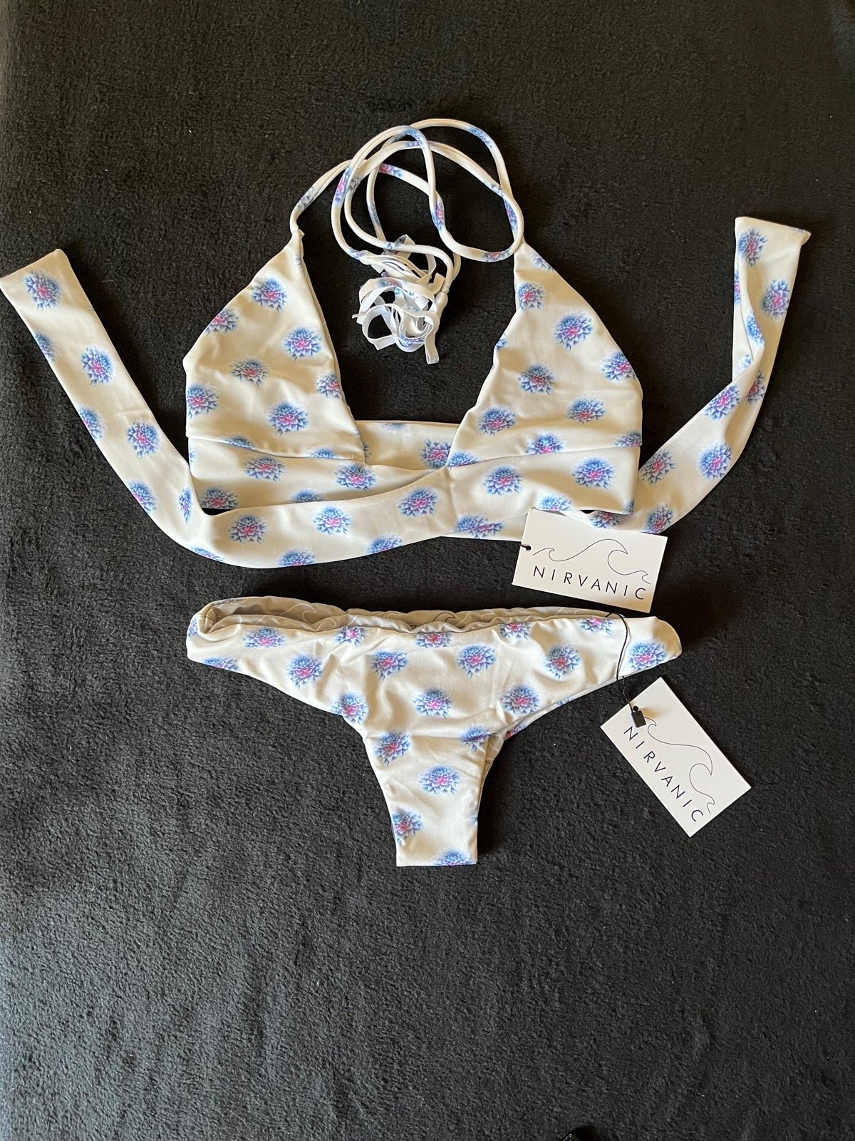 Nirvanic Swim Sand Blossom Bikini NWT